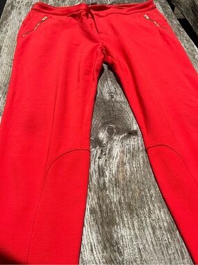 Tommy Hilfiger red leggings